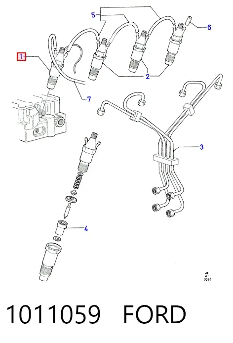 Топливные форсунки 91151668 Opel