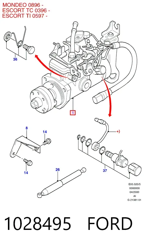 ТНВД Ford Mondeo II