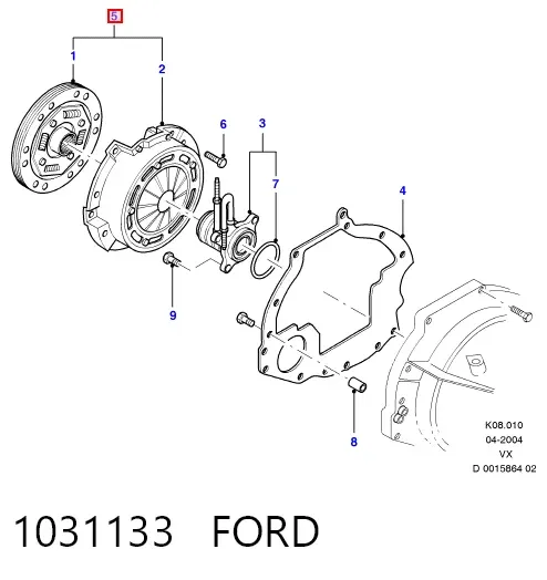 Сцепление 1031133 Ford