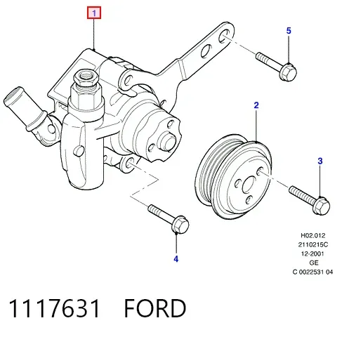 Насос ГУР 1117631 Ford