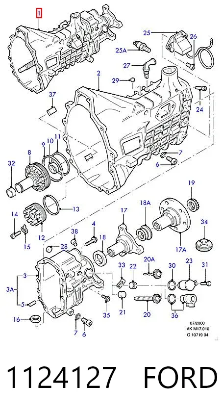 КПП 1124127 Ford