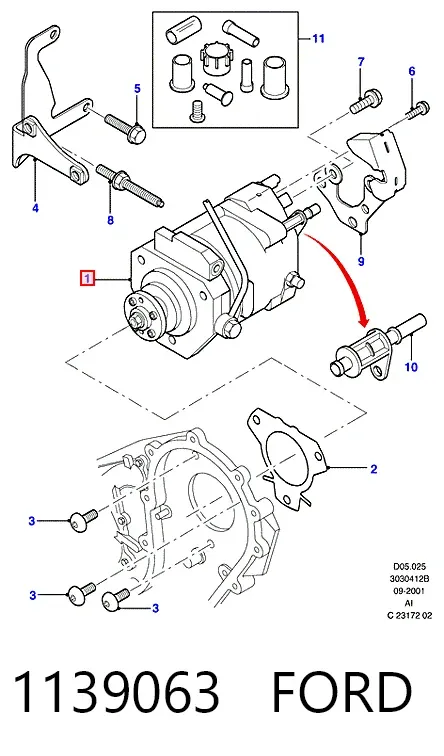 ТНВД 1139063 Ford
