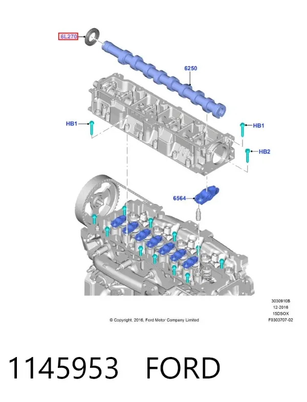 Сальник распредвала 1145953 Ford