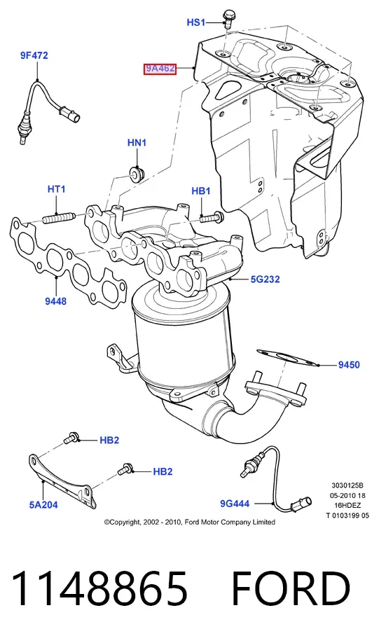 Компрессор кондиционера 1148865 Ford