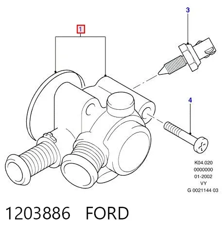 Генератор 1203886 Ford