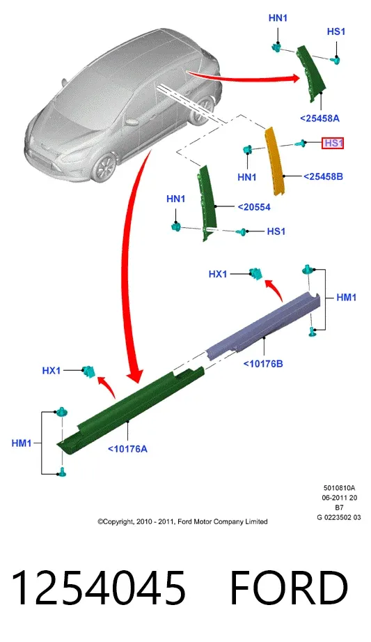  1254045 Ford