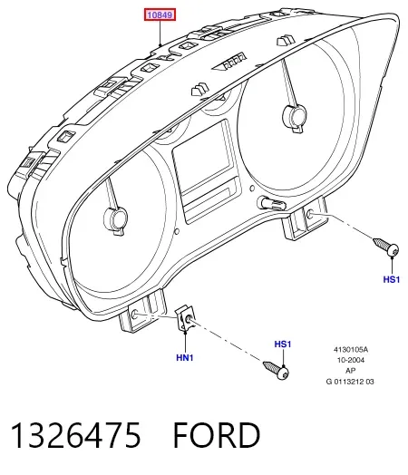 Панель приборов 1326475 Ford