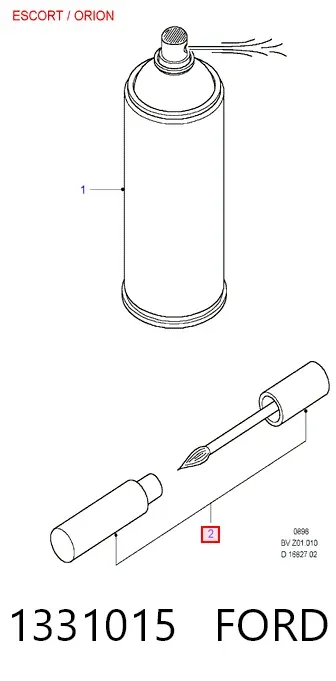Подкраска (карандаш) 1331015 Ford