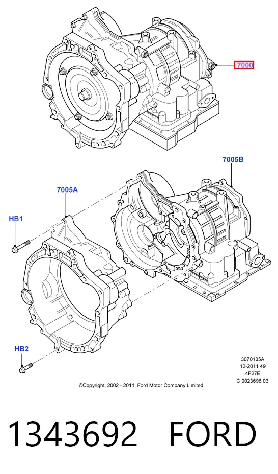 АКПП 1343692 Ford