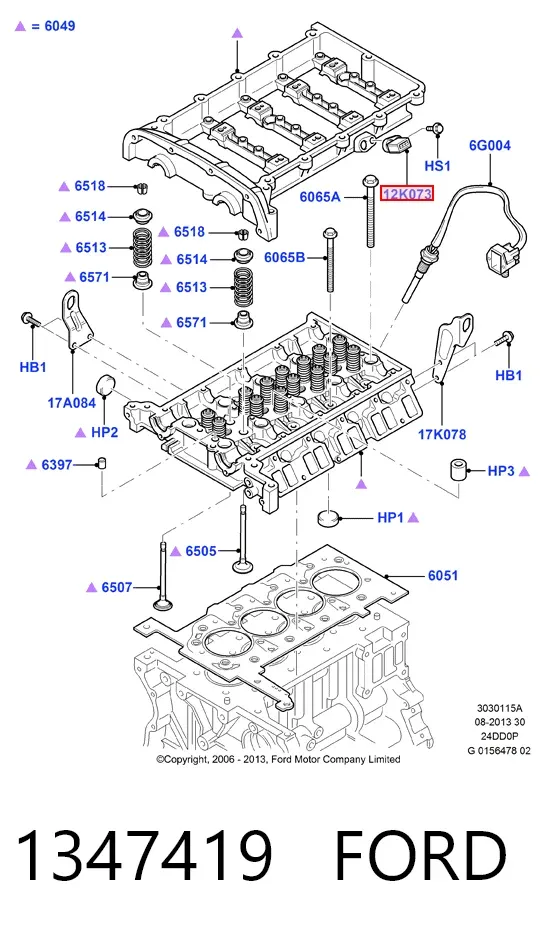 Датчик распредвала 1347419 Ford