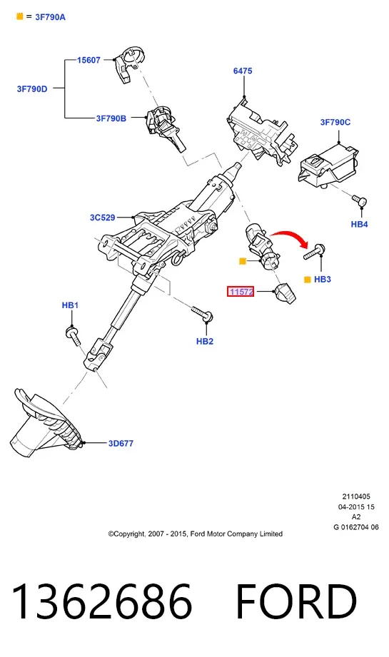 Контактная группа 1362686 Ford