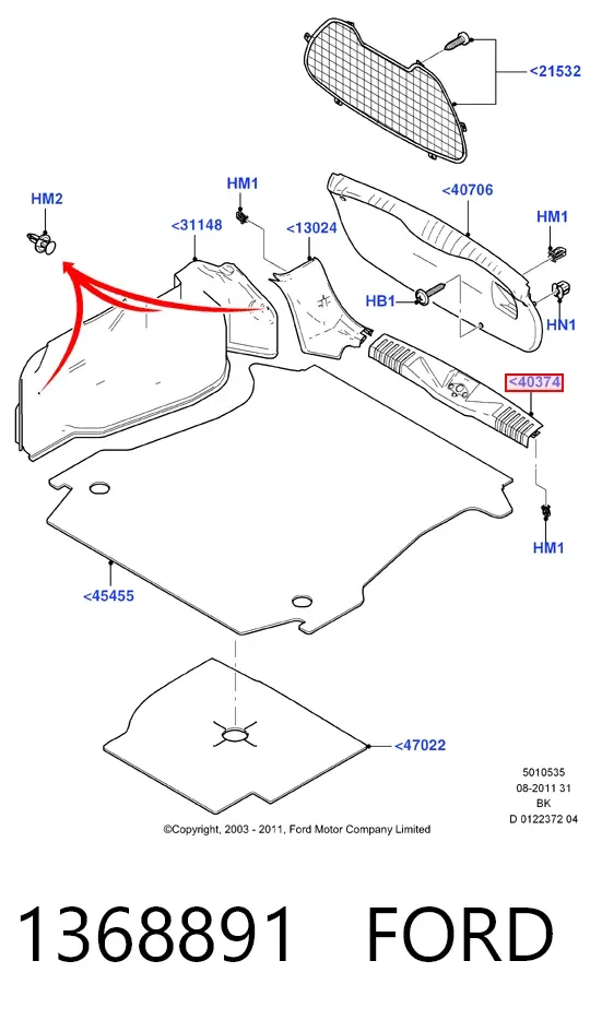  1368891 Ford