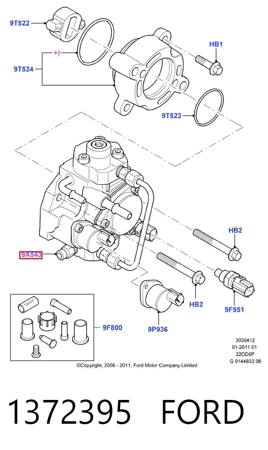 ТНВД 1372395 Ford