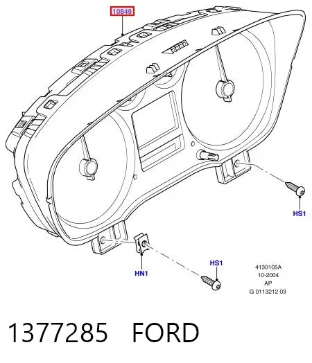 Панель приборов 1377285 Ford