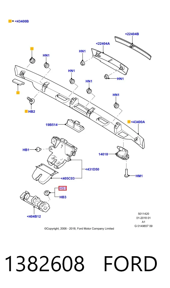  1382608 Ford