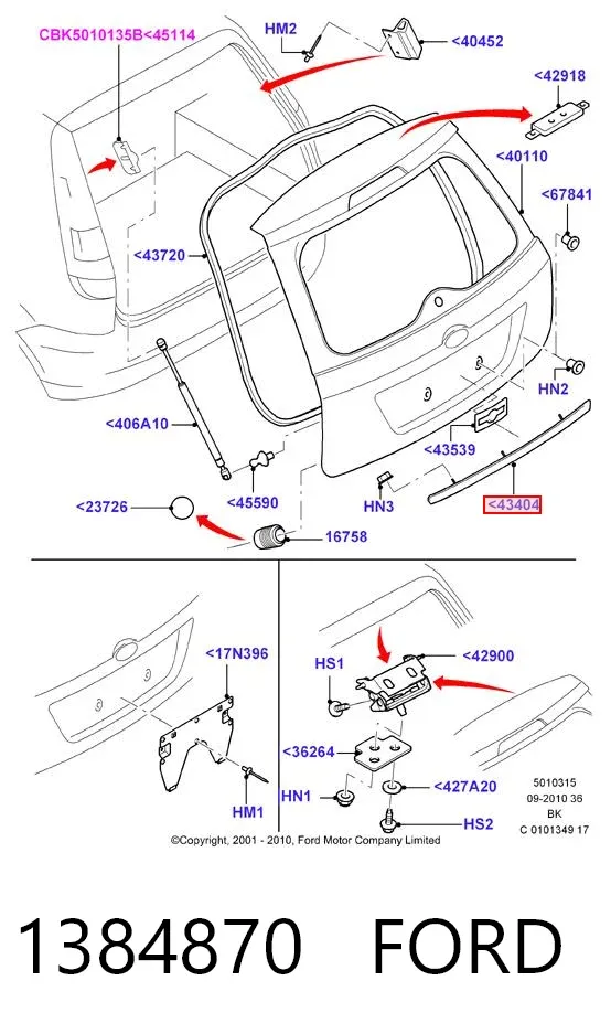  1384870 Ford