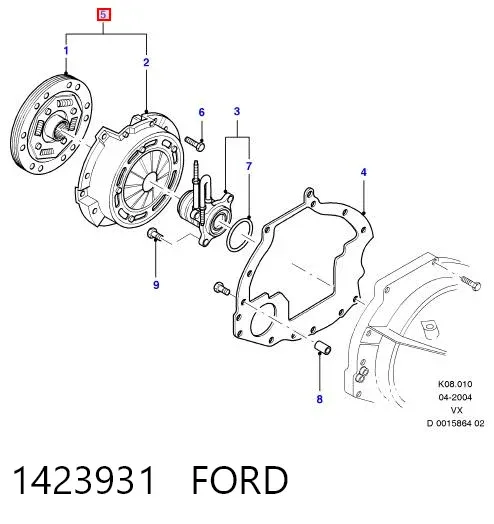 Сцепление 1423931 Ford