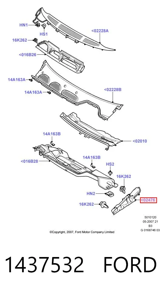  1437532 Ford
