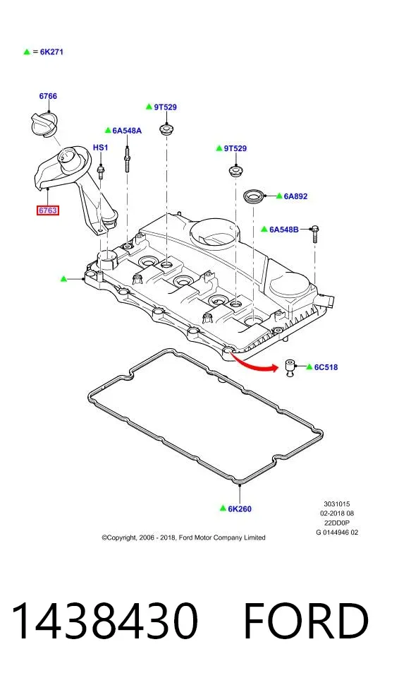  1438430 Ford