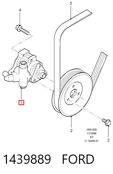 Насос ГУР 1439889 Ford