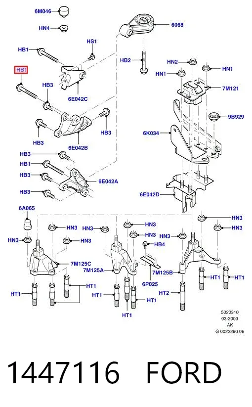  1447116 Ford
