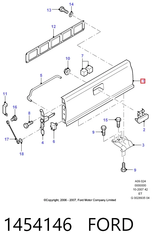 Ляда 1454146 Ford