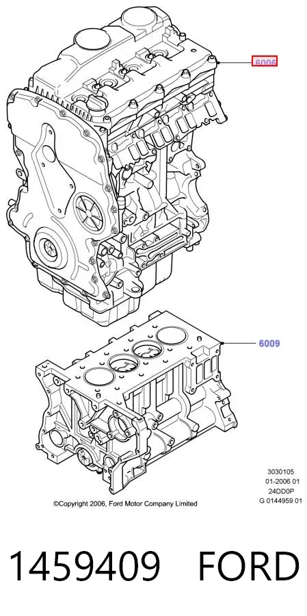 Двигатель Ford Transit V