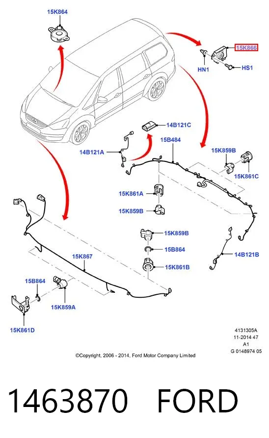  1463870 Ford