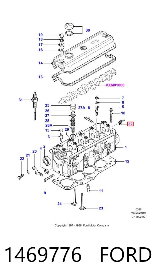 Датчик давления масла 1469776 Ford