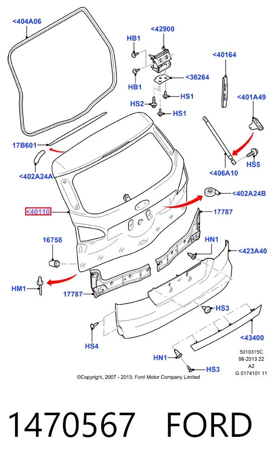 Ляда 1470567 Ford