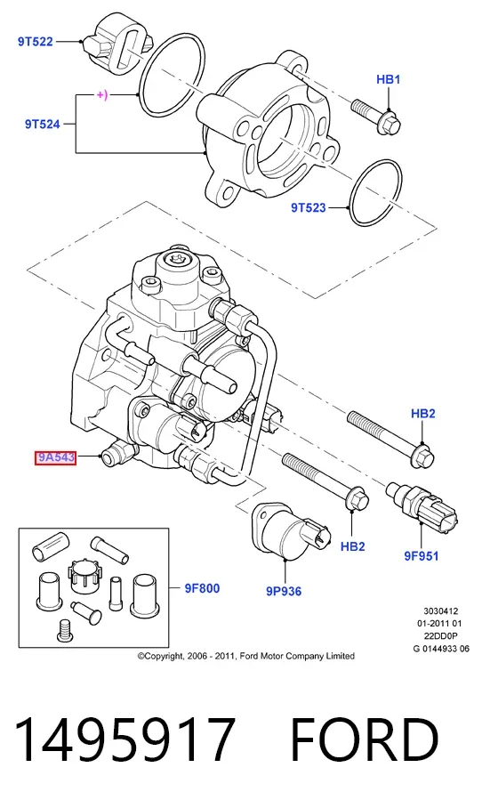 ТНВД 1495917 Ford