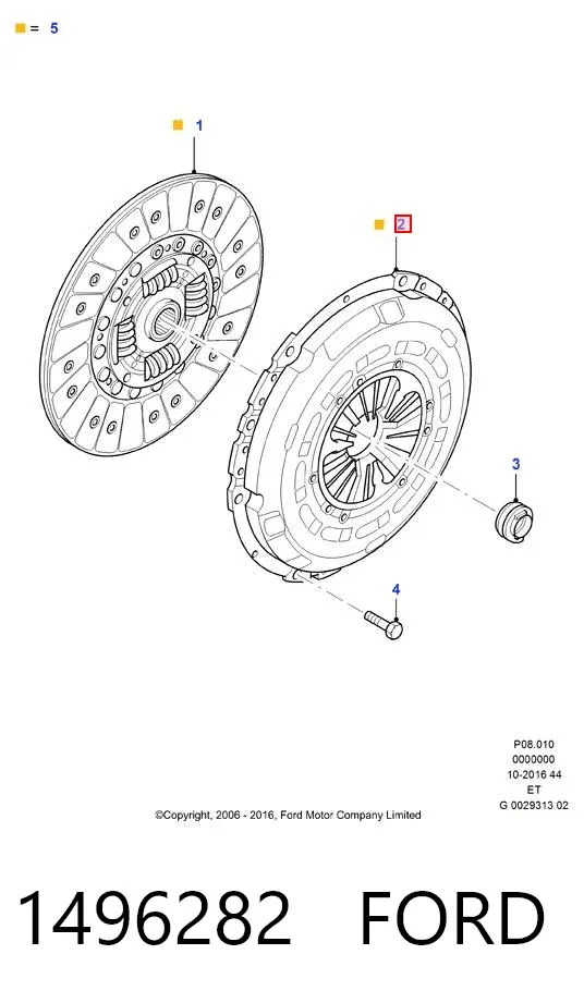 Сцепление 1496282 Ford