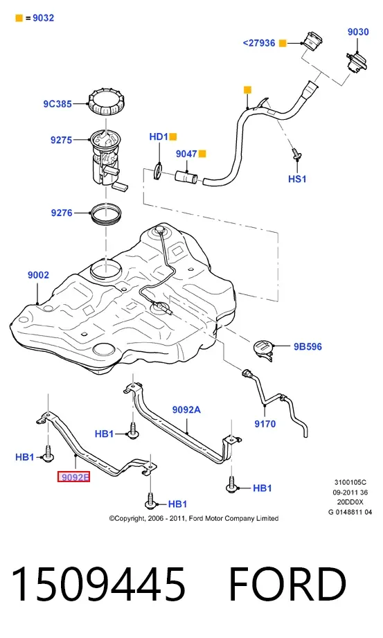  1509445 Ford