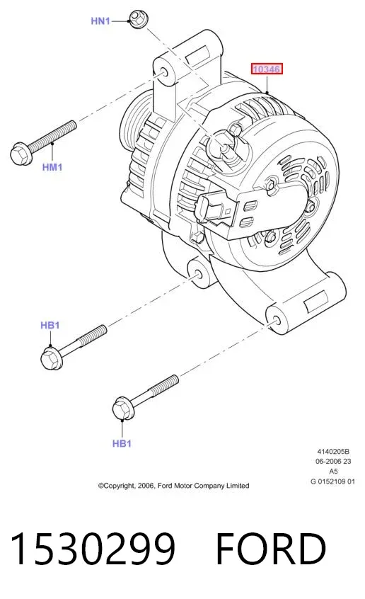 Генератор 1530299 Ford