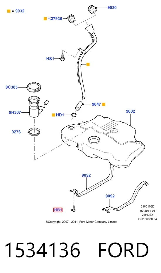  1534136 Ford