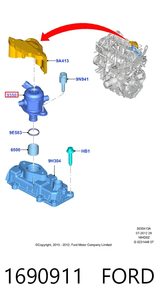 ТНВД 1690911 Ford