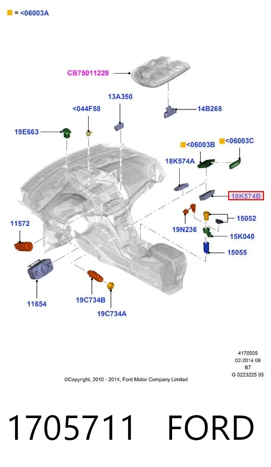  1705711 Ford
