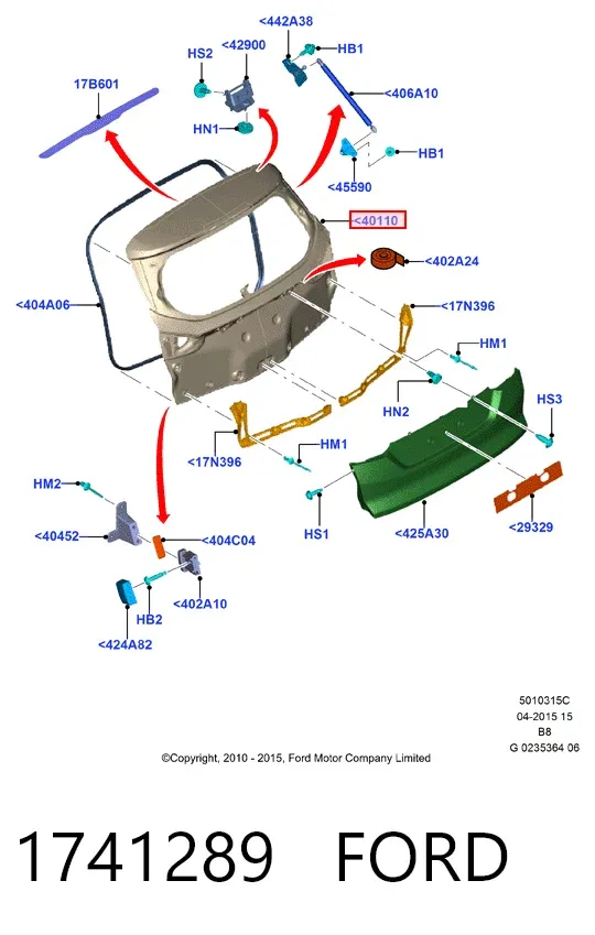 Ляда 1741289 Ford