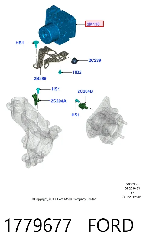 Блок АБС Ford Focus III