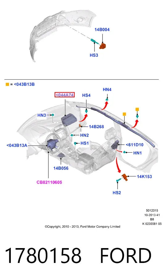  BM51A044A74CD Ford