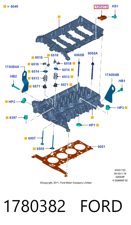Датчик распредвала 1780382 Ford