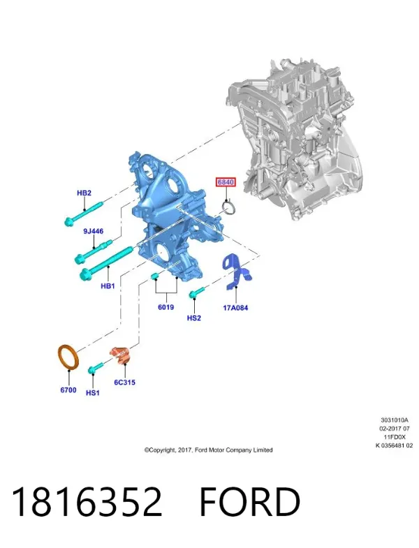  1816352 Ford