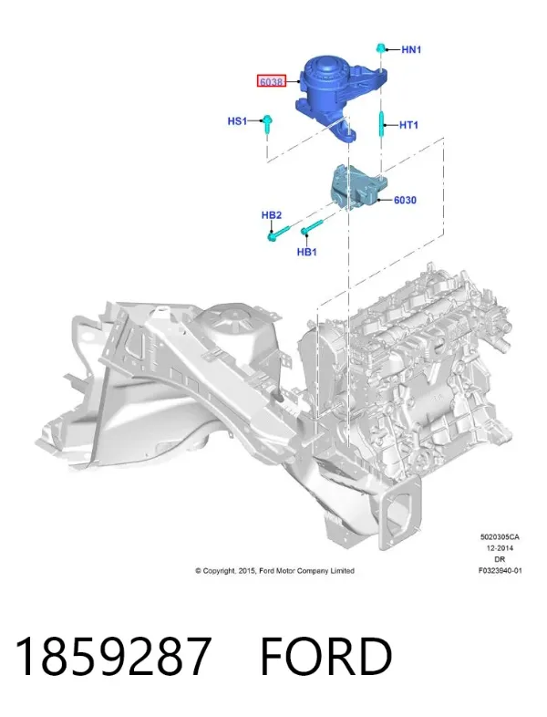  DS736F012GG Ford