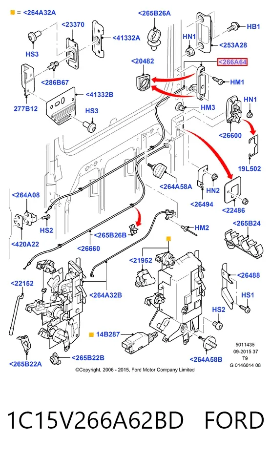  1C15V266A62BD Ford