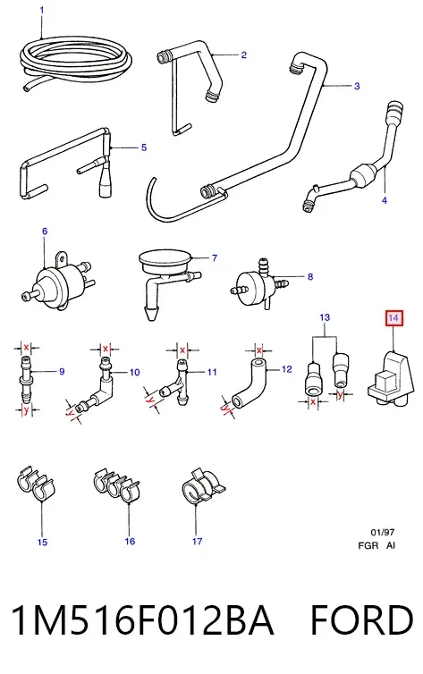 Правая подушка двигателя 1M516F012BA Ford