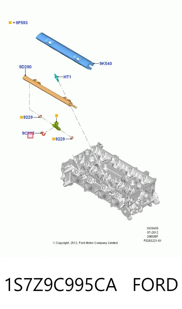  1S7Z9C995CA Ford