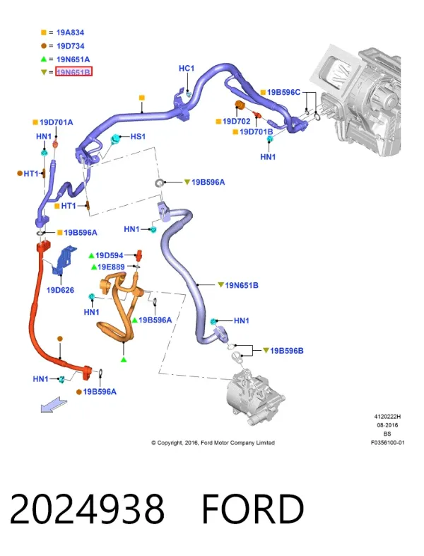  H1F119N602BA Ford