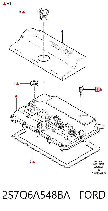  2S7Q6A548BA Ford