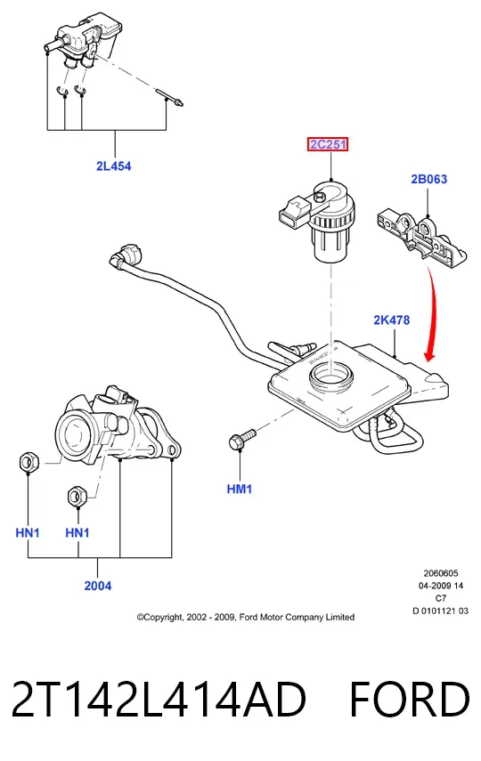  2T142L414AD Ford