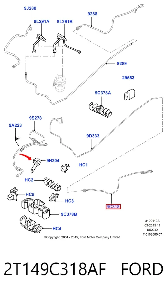  2T149C318AF Ford